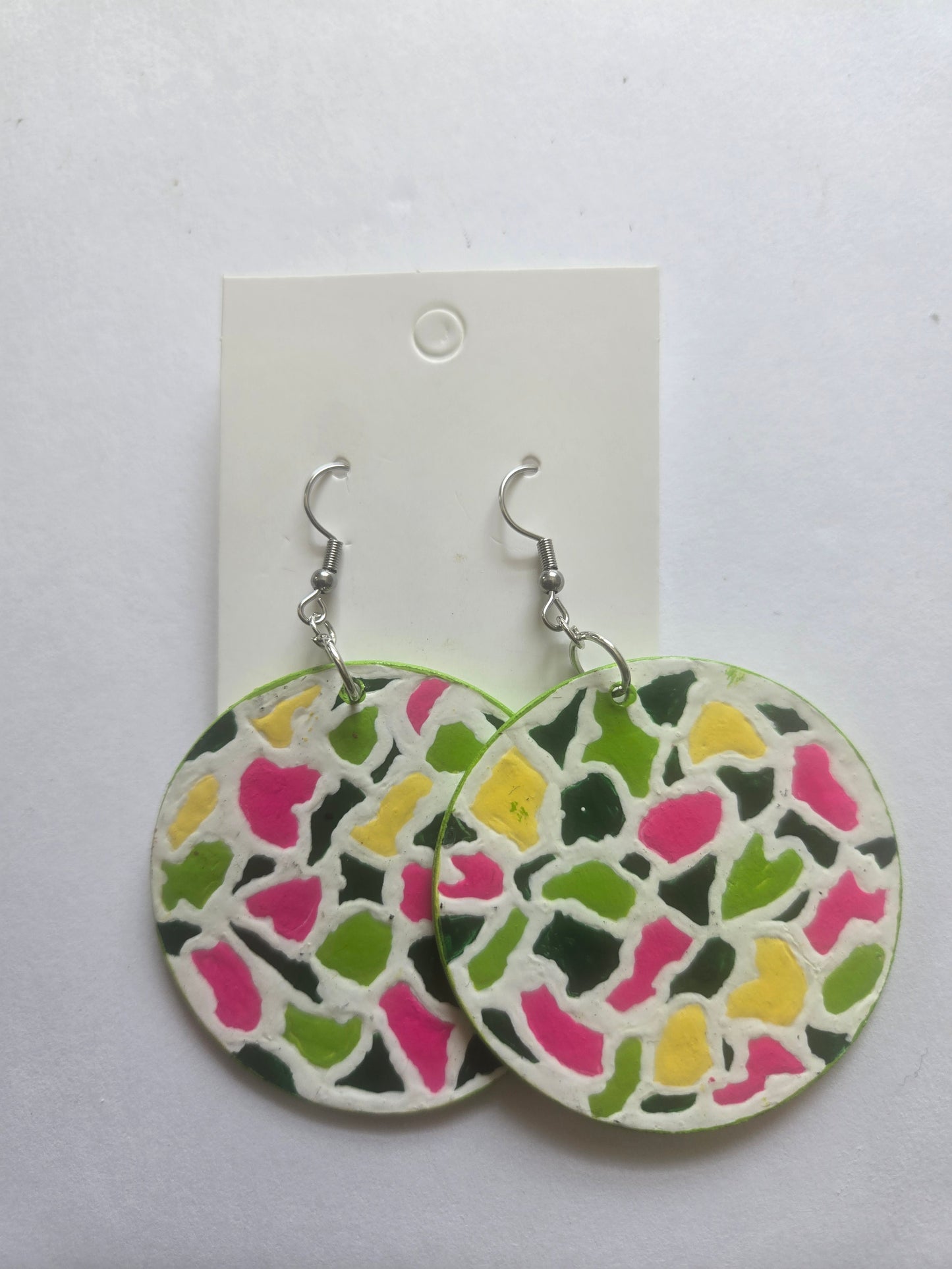 Colorful Abstract Handmade Earrings