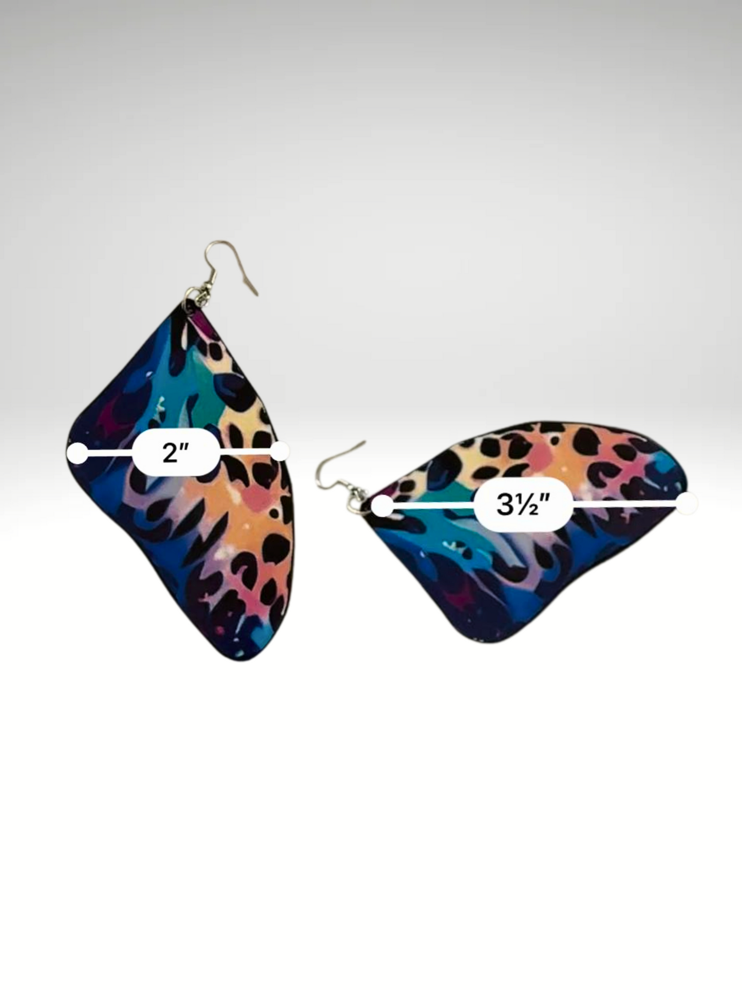 Phoenix Leopard Print Butterfly Earrings