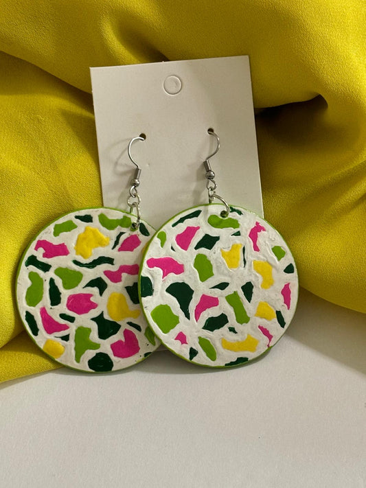 Colorful Abstract Handmade Earrings