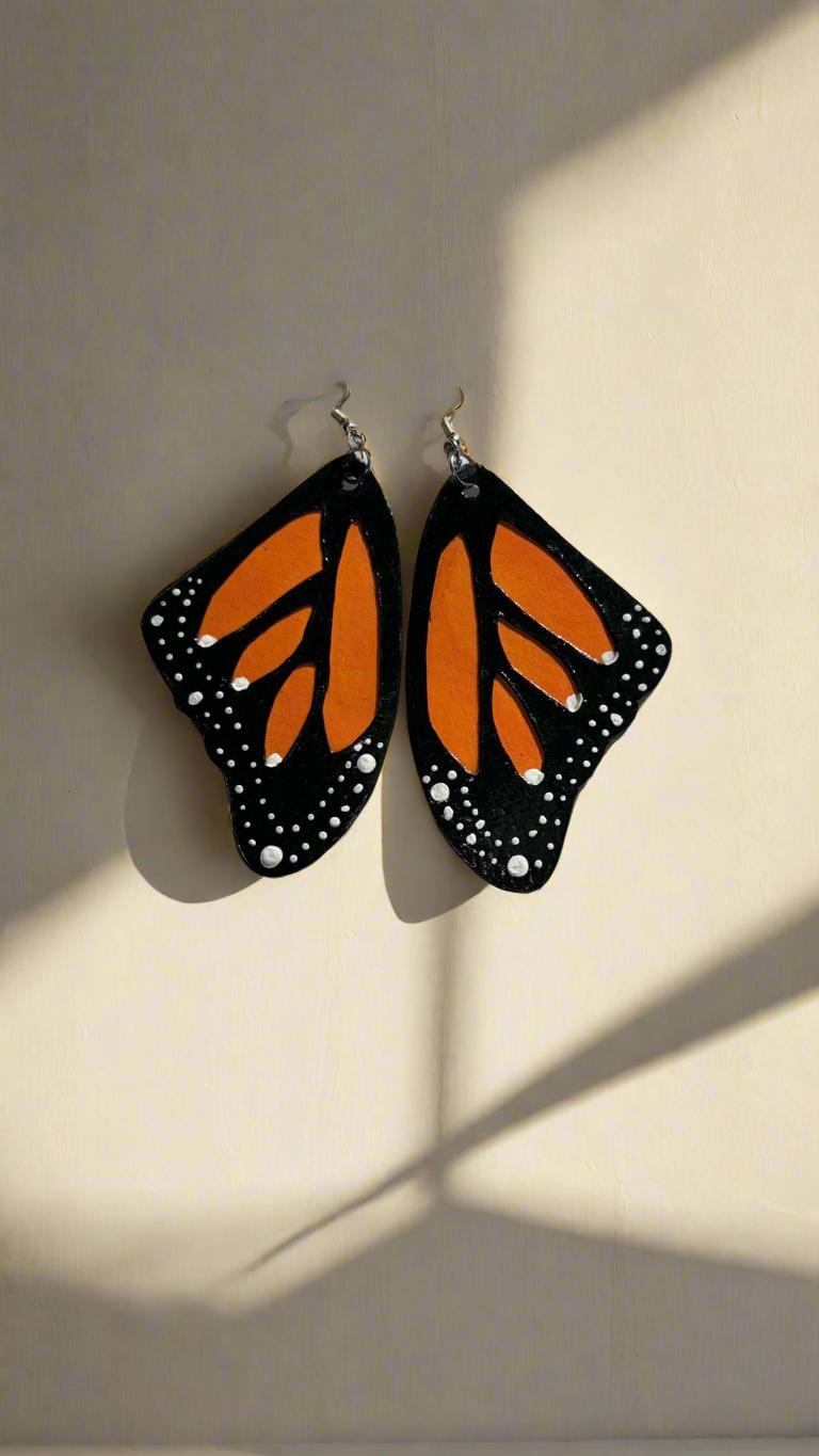 Butterfly Wing Earrings: A Symphony of Colors