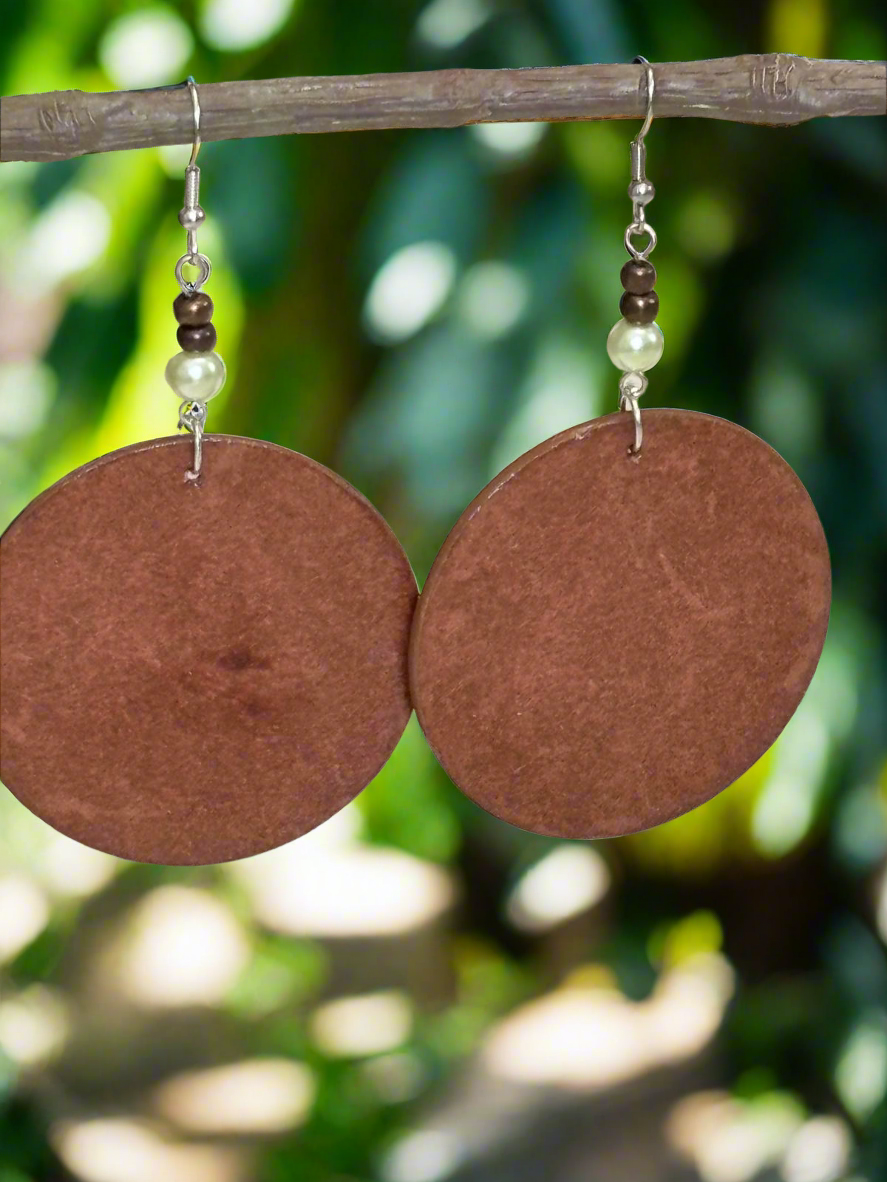 Rustic Elegance Handmade Paper Earrings