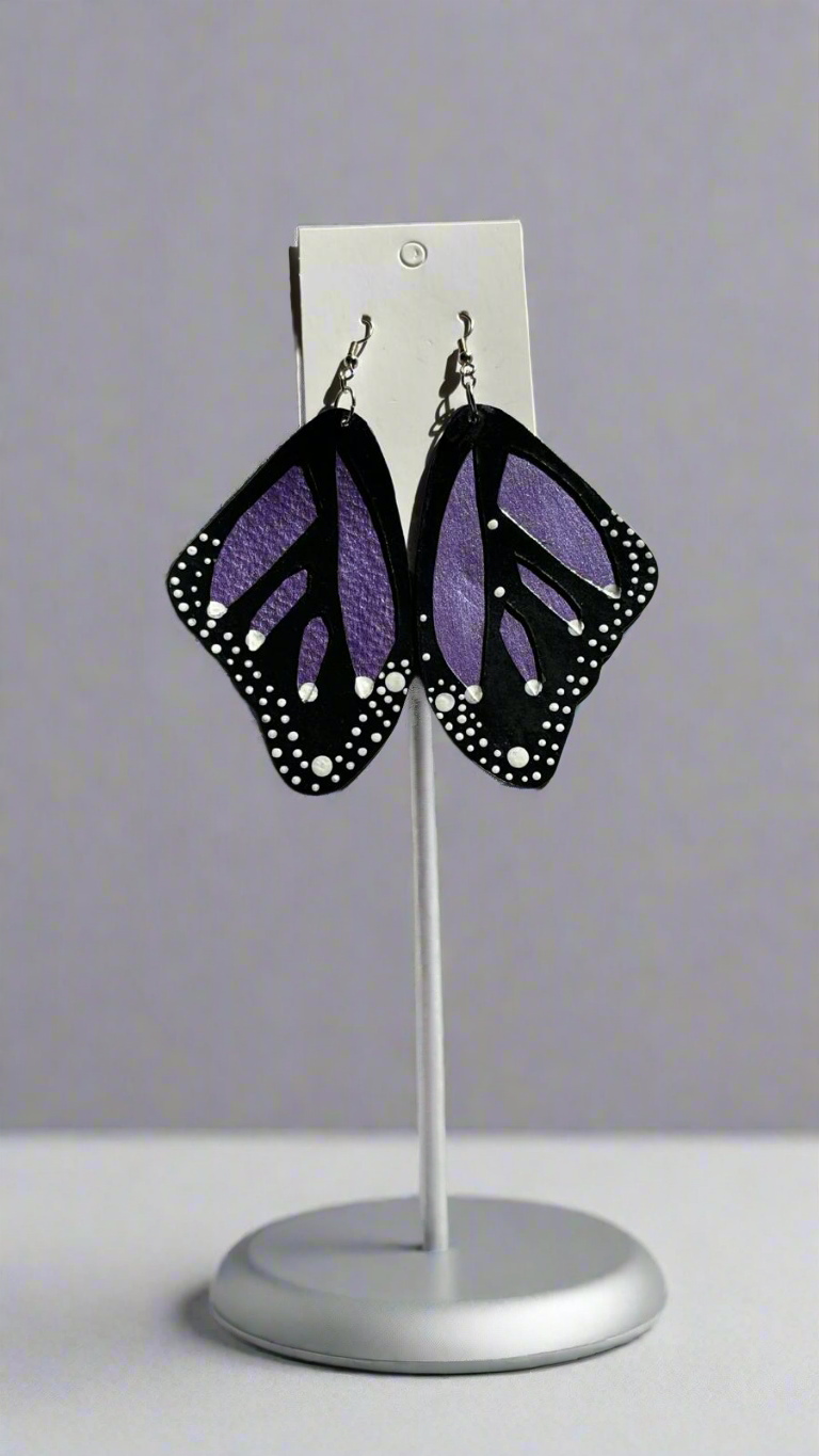 Butterfly Wing Earrings: A Symphony of Colors