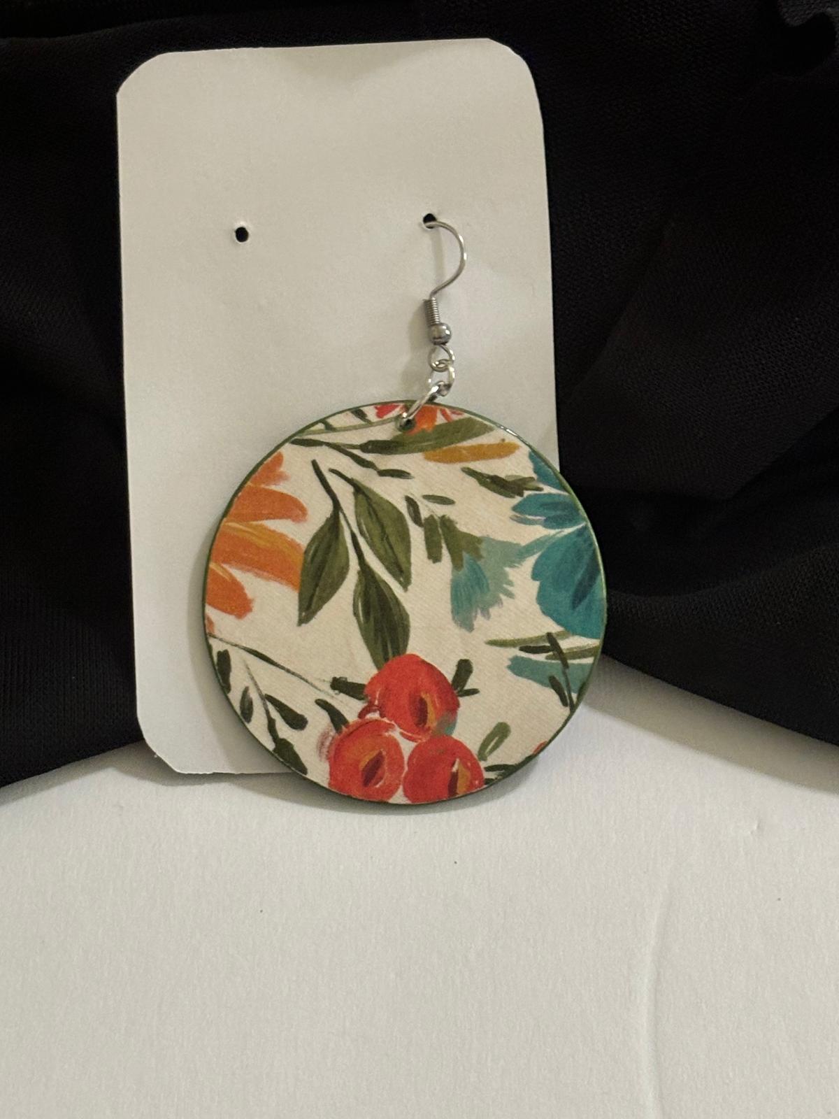 Nature's Palette: Handcrafted Vibrant Floral Earrings